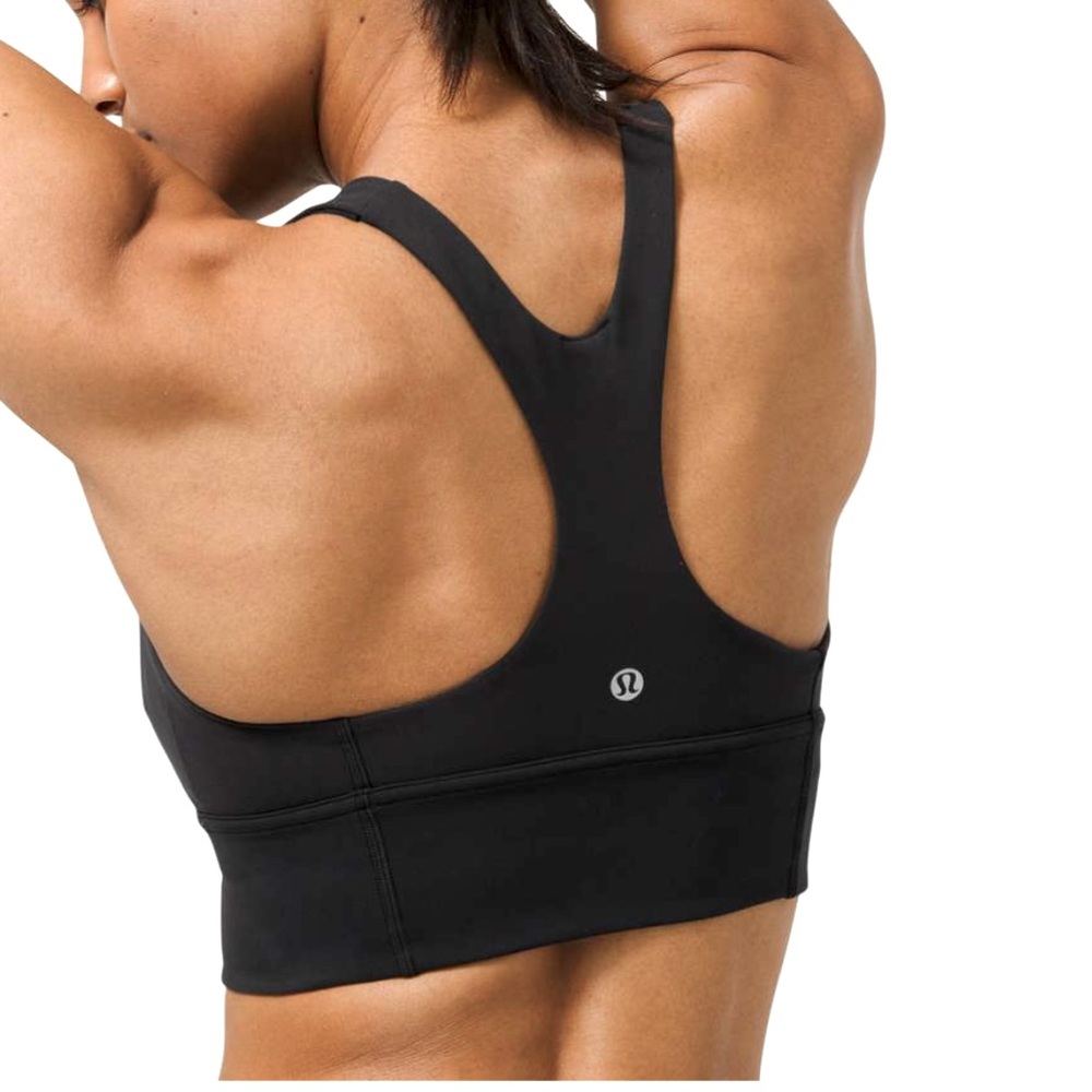 Lululemon Wunder Train Long-Line Bra Black Size 4